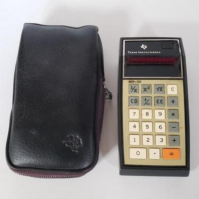 LOT 211L: Vintage Calculators; Sharp Elsi Mate & Texas Instruments