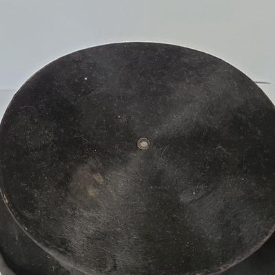 LOT 214L: Antique Collapsible Young Bros Top Hat, Dunlap & Co, Penn Craft Bowler Hat, Greek Fishermans Cap