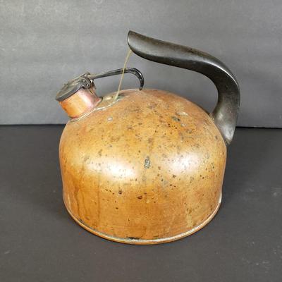 LOT 219P: Collection of Brass, Copper, Cast Iron by Griswold Revereware Copper Teapot & More
