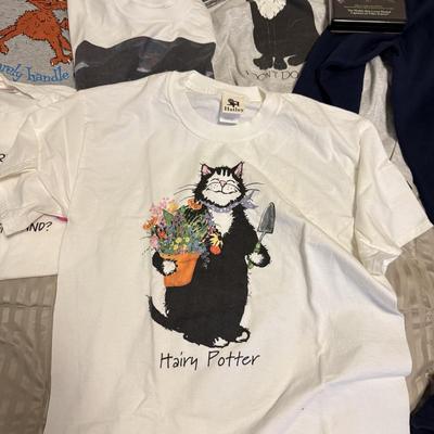 LOT 226X: Meow! Collection of Cat Sweaters, T-Shirts & More