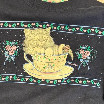 LOT 226X: Meow! Collection of Cat Sweaters, T-Shirts & More