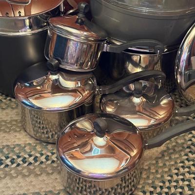 LOT 230K: Large Collection of Pots & Pans including Scanpan