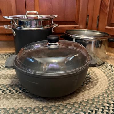 LOT 230K: Large Collection of Pots & Pans including Scanpan