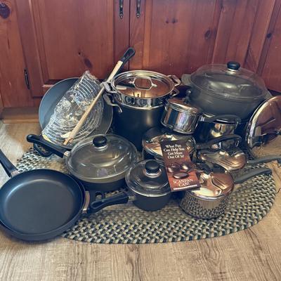 LOT 230K: Large Collection of Pots & Pans including Scanpan