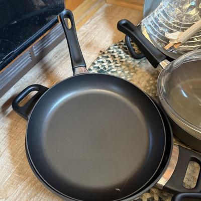LOT 230K: Large Collection of Pots & Pans including Scanpan