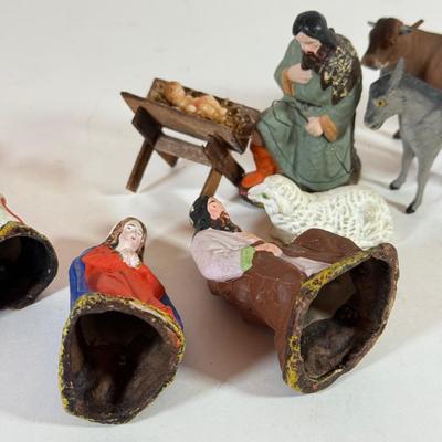 LOT 236X: Vintage Nativity Figures