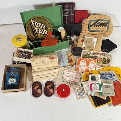LOT 239L: Vintage Sewing Kit Collection