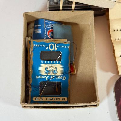 LOT 239L: Vintage Sewing Kit Collection