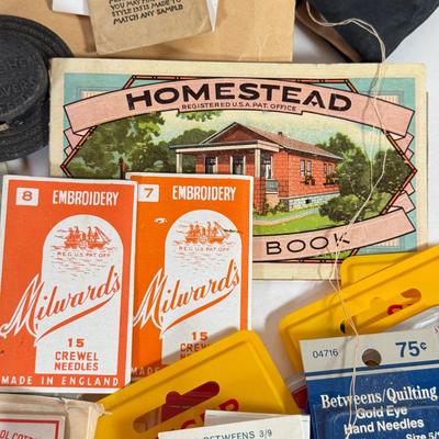 LOT 239L: Vintage Sewing Kit Collection