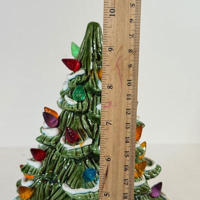 LOT 240L: Vintage Ceramic Electric Christmas Tree (9.5")