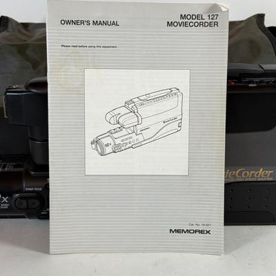 LOT 241L: Video Cameras: Vintage Memorex VCR MovieCorder & Kodak DC120 Zoom Digital Camera