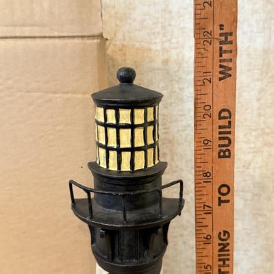 LOT 242K: 21" Authentic Models Cast Iron Lighthouse Door Stop