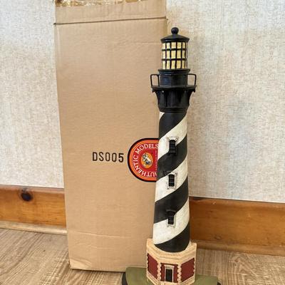 LOT 242K: 21" Authentic Models Cast Iron Lighthouse Door Stop