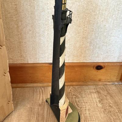 LOT 242K: 21" Authentic Models Cast Iron Lighthouse Door Stop