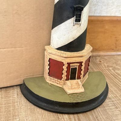 LOT 242K: 21" Authentic Models Cast Iron Lighthouse Door Stop