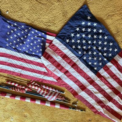 LOT 243X: Collection of American Flags