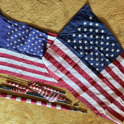 LOT 243X: Collection of American Flags