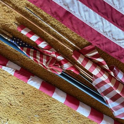 LOT 243X: Collection of American Flags