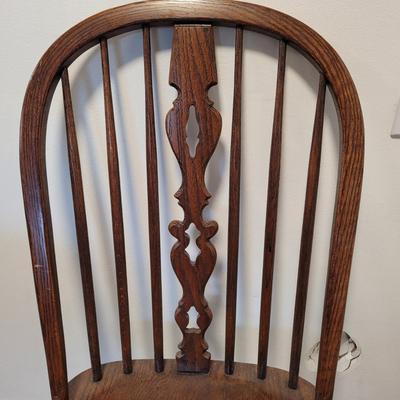 Solid Wood Ethan Allen Dining Table and Chairs (K-EL)