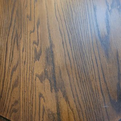 Pair of Solid Wood Hexagonal End Tables (LR-EL)