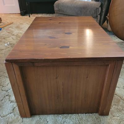 Solid Wood Storage Chest (LR-EL)