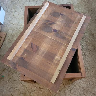 Solid Wood Storage Chest (LR-EL)