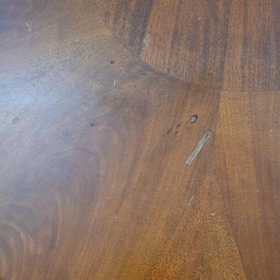 Solid Wood Round Coffee Table (LR-EL)