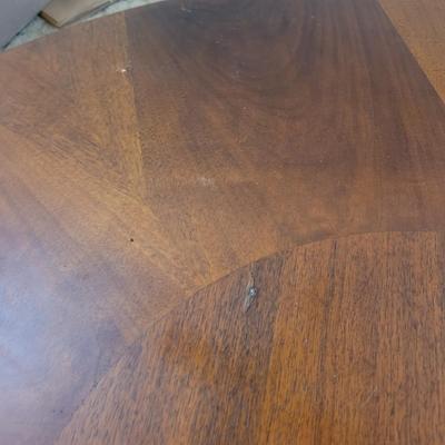 Solid Wood Round Coffee Table (LR-EL)