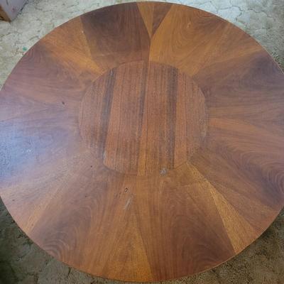 Solid Wood Round Coffee Table (LR-EL)