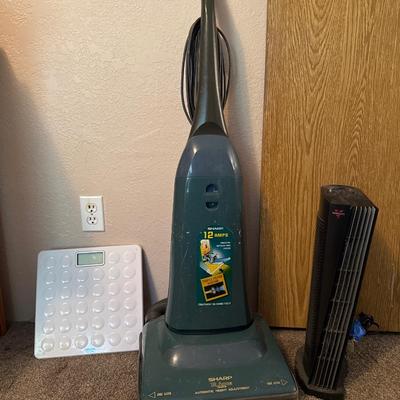 Sharp Vacuum, Vornado heater and weigh scale