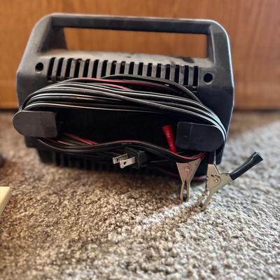 Battery charger and extension cords