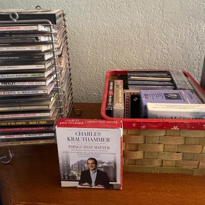 AM/FM Stereo with CD and tape players plus music on CD's