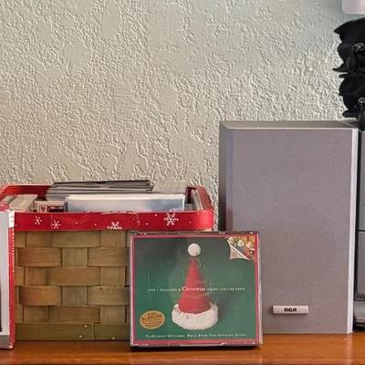 AM/FM Stereo with CD and tape players plus music on CD's
