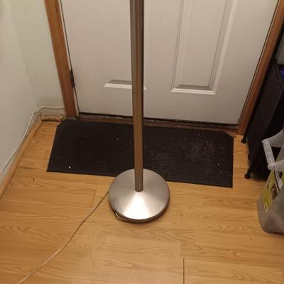 Tall floor lamp with three lights