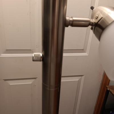 Tall floor lamp with three lights