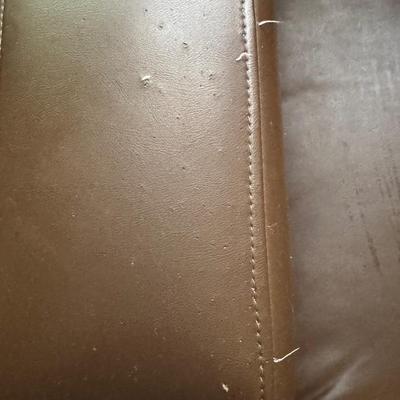 Brown Vinyl Sofa some scratches Minor