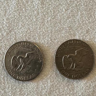 1978 and 1977 Dollar coins, Eisenhower