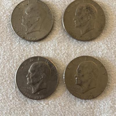 Four dollar coins 1976 One of them, 1976 o