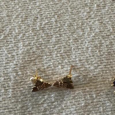 14k pendant 1.45g 10k Earrings 0.66g