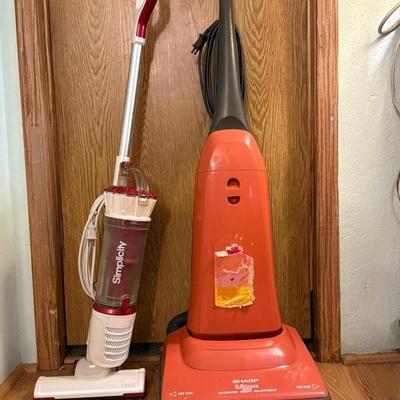 Vacuum cleaner in working condition