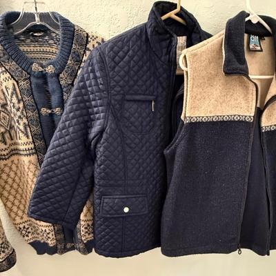 Sweaters and jackets