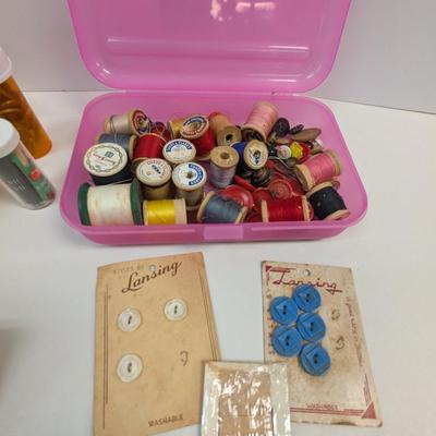 Assortment Of Sewing Supplies