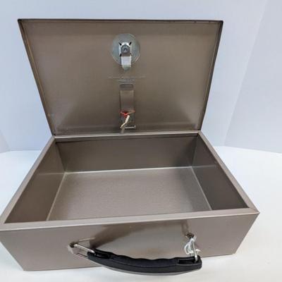Metal Lock Box With Key