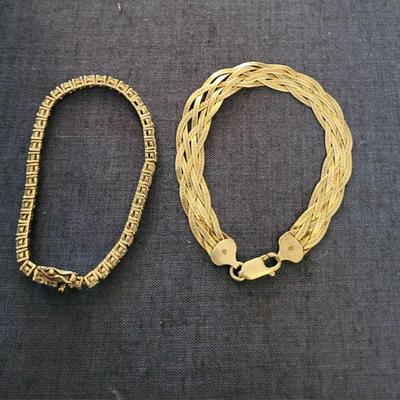 Rhinestone sterling bracelet