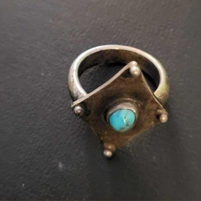 Sterling earrings and ring