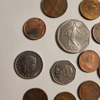 Foreign coins