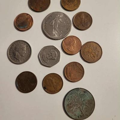 Foreign coins