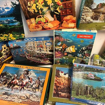 Large Puzzle Lot