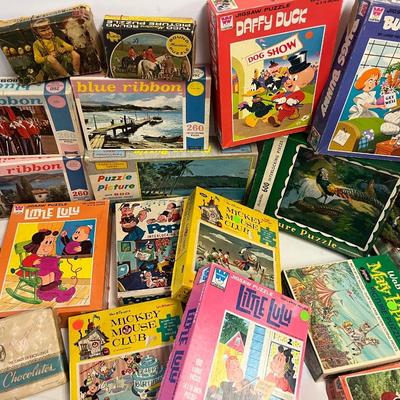 Vintage Puzzles Lot