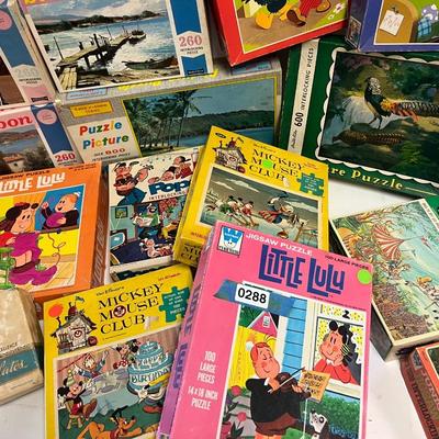 Vintage Puzzles Lot